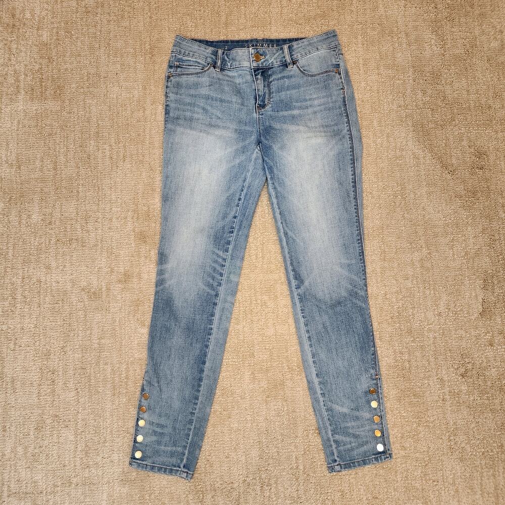 White House Black Market Denim Skimmer Jeans Size 2